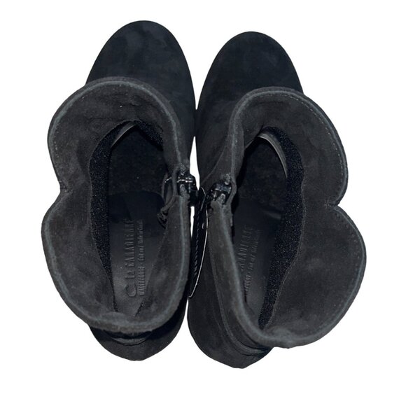 La Canadienne Women's Black Suede Ankle Booties Sz 8M - NWOB - Picture 7 of 11